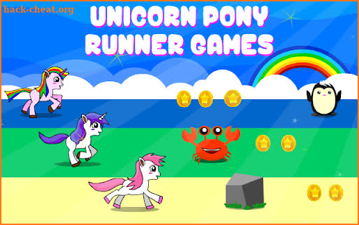 Unicorn Pony Runner Games For Kids screenshot