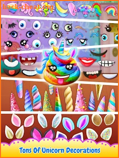 Unicorn Poop - Sweet Trendy Desserts Food Maker screenshot