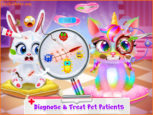 Unicorn Princess Doctor - Save Jungle Pet Animals screenshot