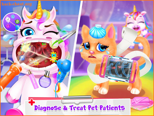 Unicorn Princess Doctor - Save Jungle Pet Animals screenshot