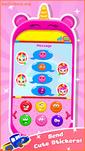 Unicorn Princess Toy Phone screenshot