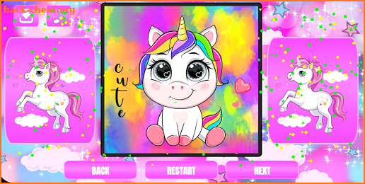 Unicorn puzzles screenshot