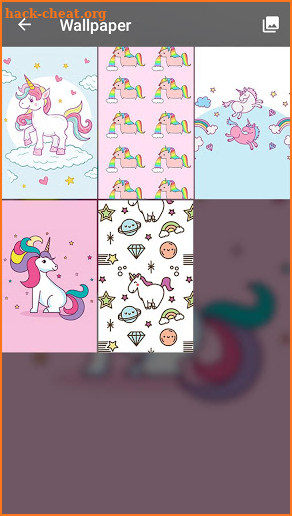 Unicorn Rainbow ART Kawaii Wallpapers PIN Lock screenshot