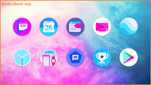 Unicorn Roundies - Free Launcher Theme screenshot