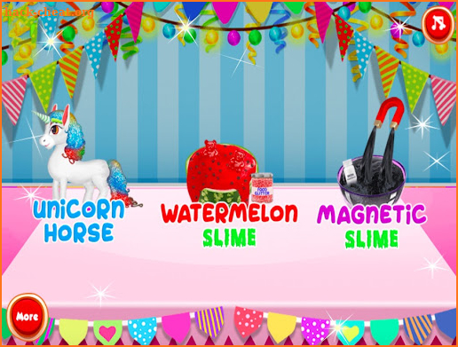 Unicorn Slime Maker game screenshot