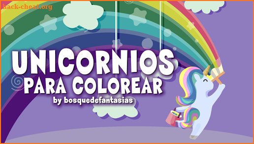 Unicornios para colorear y pintar screenshot