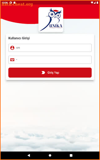 UNIKA Online Sınav screenshot