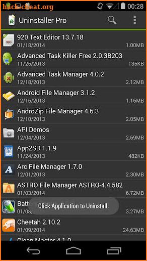 Uninstaller Pro screenshot