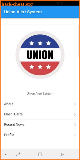 Union Alert System screenshot