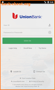 Union Bank Mobile Banking screenshot