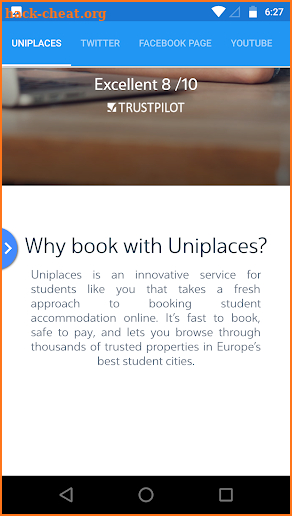 Uniplaces screenshot