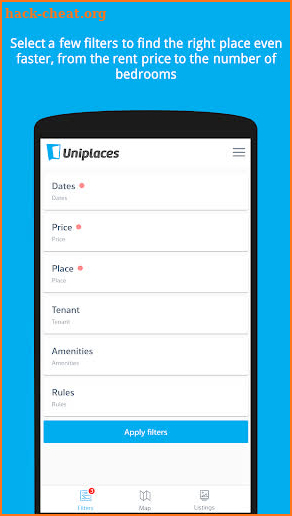 Uniplaces: Apartments, rooms & beds for rent screenshot