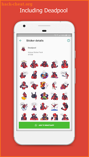 Unique Whatsapp Stickers - WAStickerApps screenshot