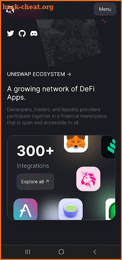 Uniswap Defi screenshot