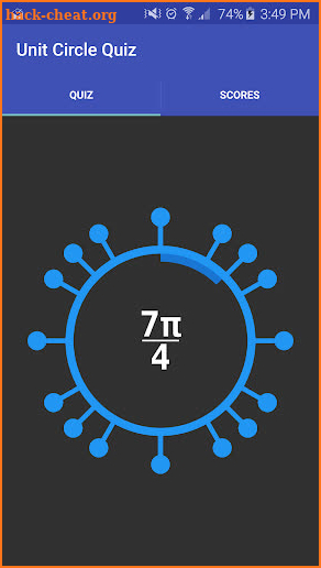 Unit Circle Quiz 3.0 screenshot