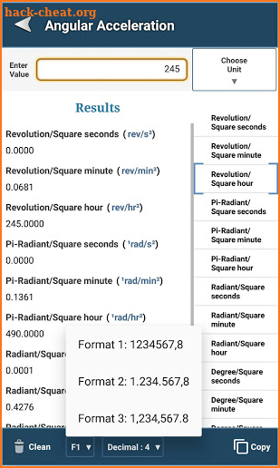 Unit Converter Pro : Mechanical screenshot