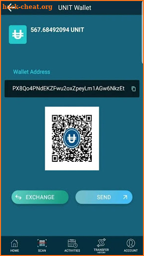 Unit Pay Wallet screenshot