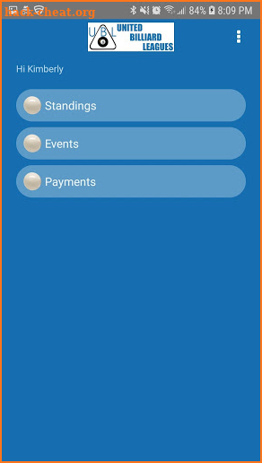 United Billiard Leagues screenshot