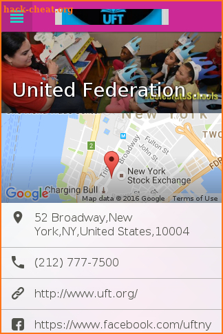 United Federation of Teachers screenshot