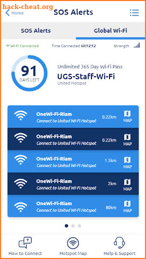 United Networks Wi-Fi screenshot