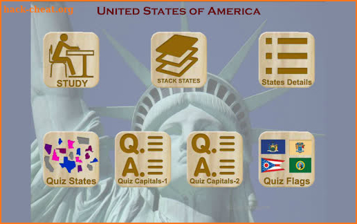 United States Map Quiz Game - Study Practice Quiz. screenshot