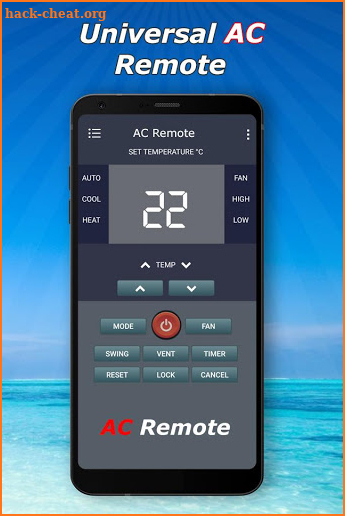 Universal AC Remote Control : Universal Remote screenshot