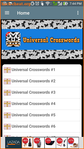 Universal Crosswords screenshot