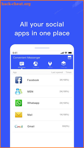 Universal Messenger screenshot