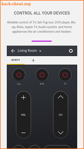 Universal Remote Control screenshot