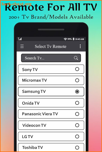 Universal Remote Control for All TV screenshot