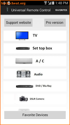 Universal Remote Control Free screenshot