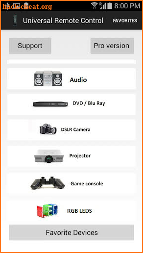 Universal Remote Control Free screenshot