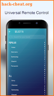 Universal Remote Control : Smart TV screenshot