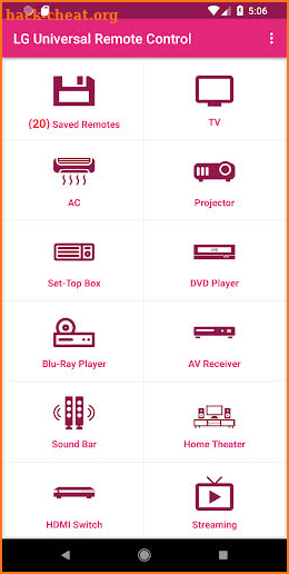 Universal Remote For LG screenshot
