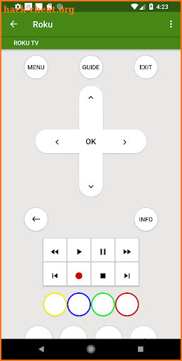Universal Remote For Roku screenshot