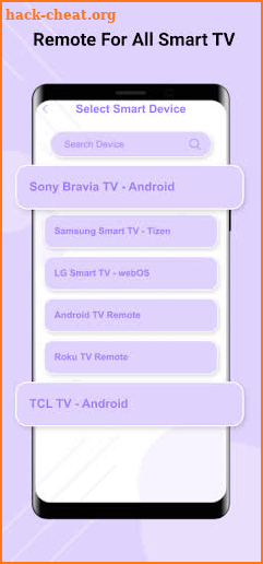 Universal Smart TV Remote screenshot