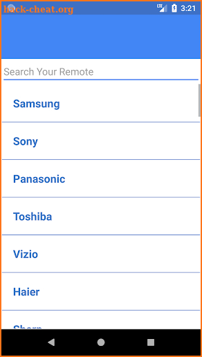 Universal Soundbar Remote Control screenshot