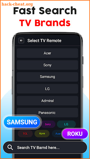 Universal TV Remote Control screenshot