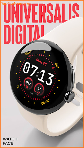 Universalis Digital Watch Face screenshot