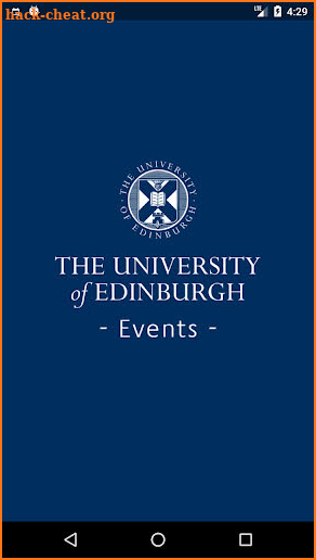 University of Edinburgh Events screenshot