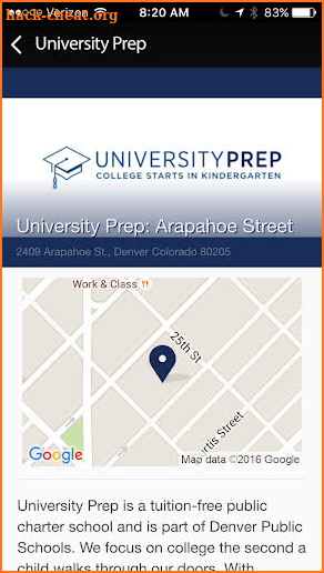 University Prep Arapahoe screenshot