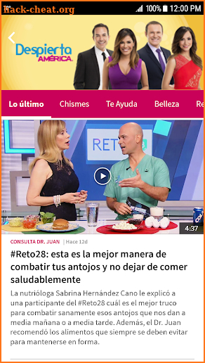 Univision screenshot