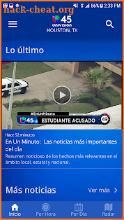 Univision 45 Houston screenshot