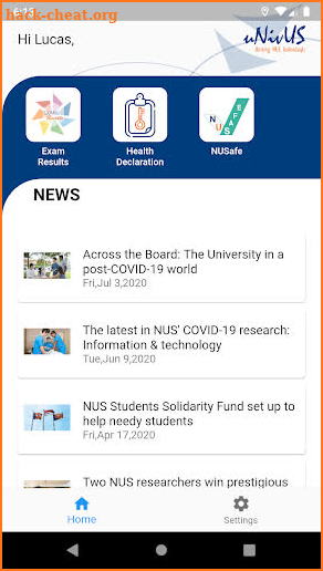 uNivUS screenshot