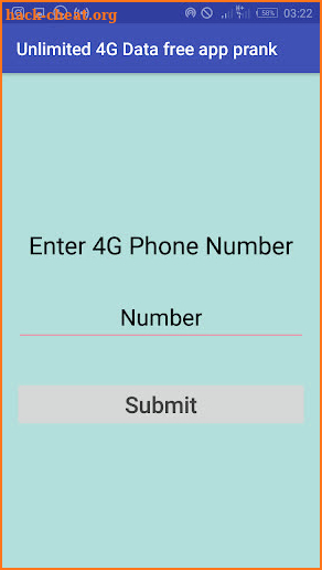 unlimited 4G data prank free app screenshot