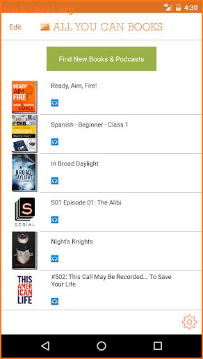 Unlimited AudioBooks screenshot