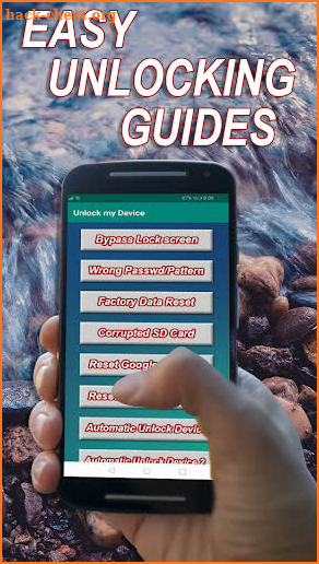 Unlock Android Device Tips screenshot