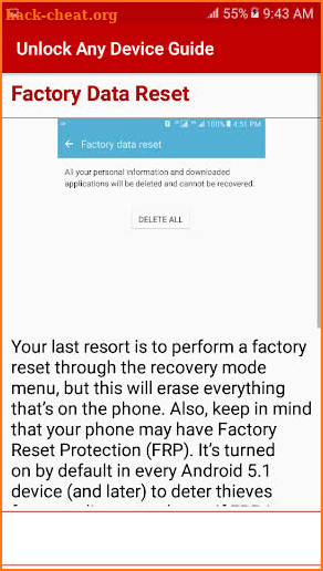 Unlock any Device Methods& Tricks screenshot