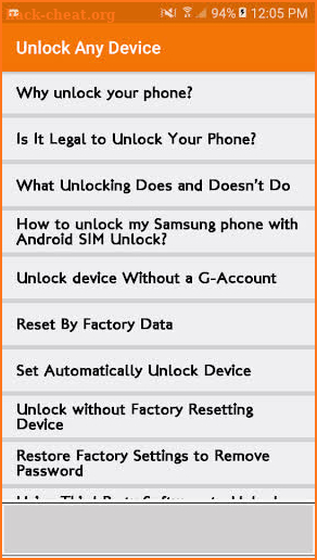 Unlock any Device Techniques & Tricks 2020 screenshot