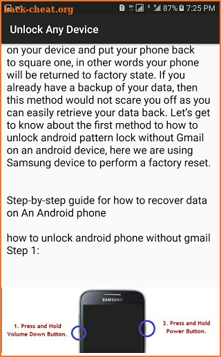 Unlock Device's Techniques & Tricks 2019 screenshot